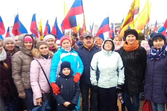 Сотрудники Контрольно-счетной палаты Чувашской Республики приняли участие в праздничном мероприятии, посвященному Дню народного единства!