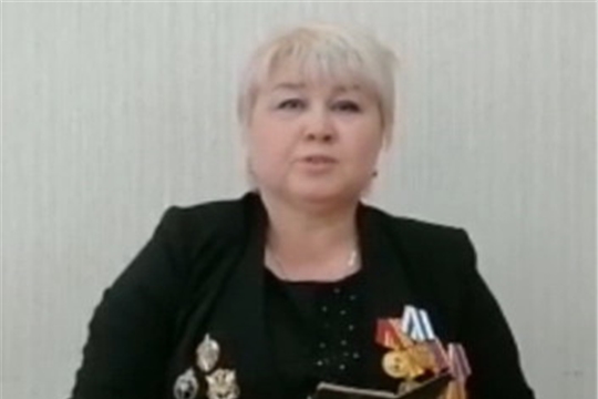 Председатель Общественного совета при МО МВД России "Комсомольский" Мария Илларионова присоединилась к акции "Вместе гордимся"