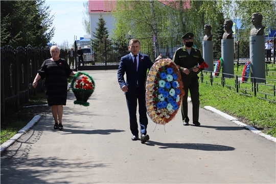 В Комсомольском районе прошли мероприятия, приуроченные к Дню Великой Победы
