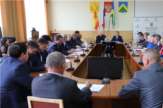 Первое заседание Собрания депутатов Комсомольского района Чувашской Республики седьмого созыва