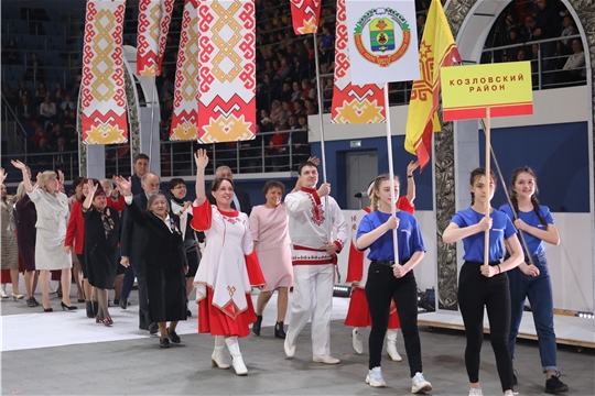 Делегация Козловского района приняла участие в старте марафона празднования 100-летия образования Чувашской автономии