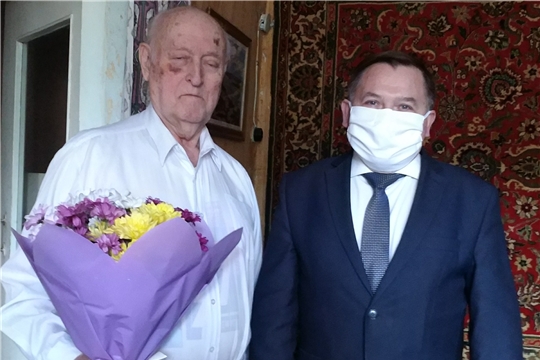 90-летний юбилей труженика тыла  Рудольфа Константиновича Малинина