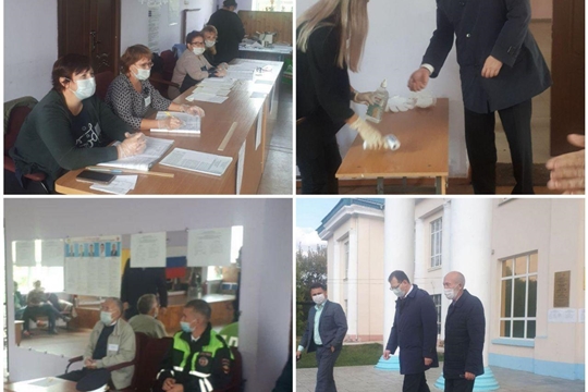 Руководитель Госжилинспекции Чувашии Виктор Кочетков ознакомился с организацией голосования на территории Козловского района