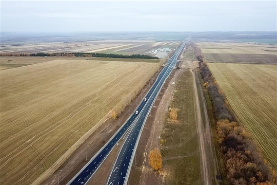 В Чувашии открыли движение по капитально отремонтированным 17-ти км трассы М-7 «Волга»