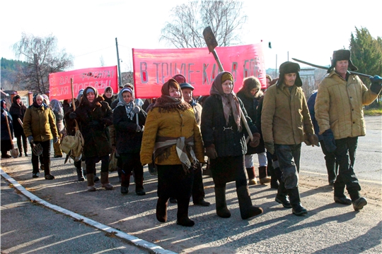 Козловский район присоединился к марафону мероприятий, посвященных трудовому подвигу строителей Сурского и Казанского оборонительных рубежей