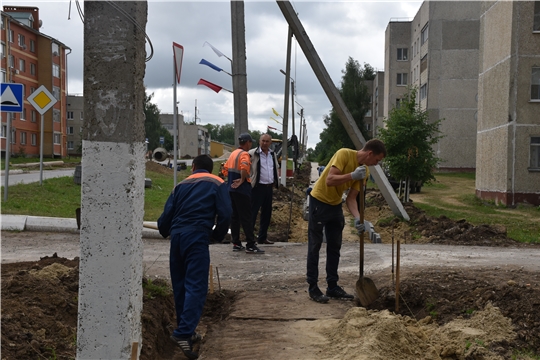 Глава администрации района А.Н. Кузнецов проверил ход работ по благоустройству и подготовке к уборке урожая