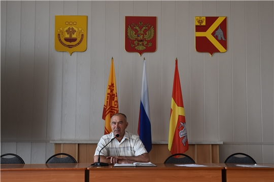 Глава администрации района А.Н. Кузнецов провел еженедельное совещание с главами сельских поселений и руководителями структурных подразделений администрации района