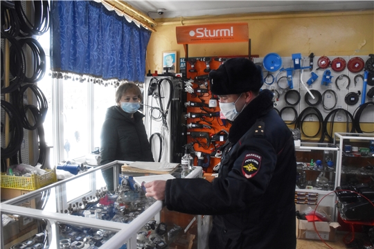 В Красноармейском районе продолжаются проверки на соблюдение масочного режима