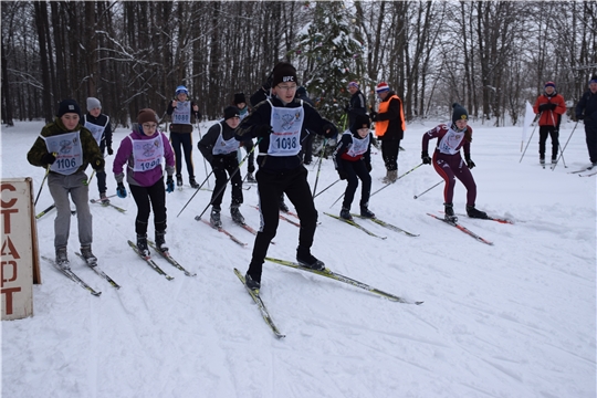 Новый 2020 год в Красночетайском районе начался с Рождественской лыжной гонки
