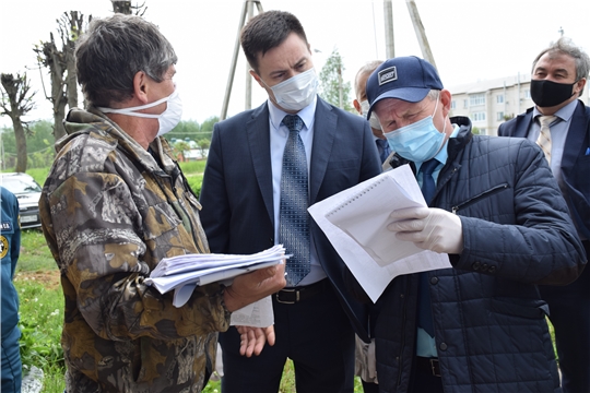 В Красночетайском районе побывала рабочая группа оперштаба Чувашии по предупреждению распространения коронавируса