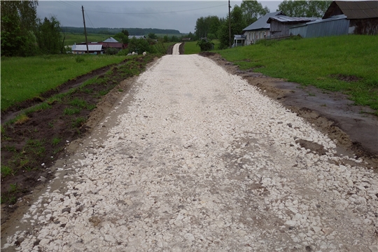 Завершен ремонт грунтовой дороги в д. Тоганаши