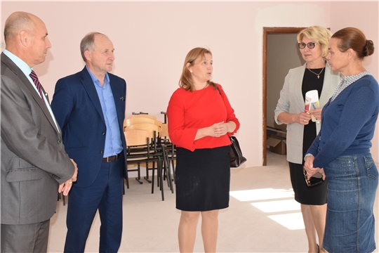 Министр культуры, по делам национальностей и архивного дела Чувашской Республики Роза Лизакова посетила Красночетайский район