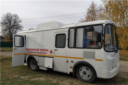 Национальный проект "Здравоохранение"в действии: в Красночетайском районе работает передвижной медицинский комплекс - флюорограф