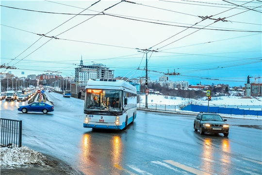 Троллейбус №100 в направлении Чебоксары – Новочебоксарск начал регулярные рейсы