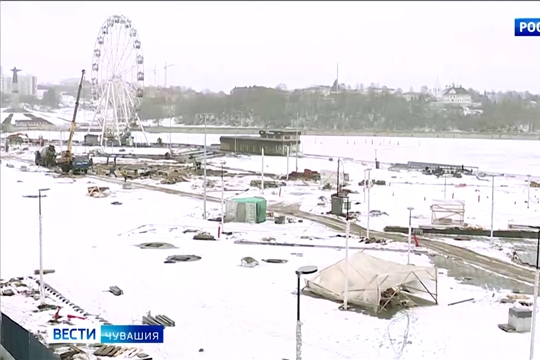Мягкая зима помогает выполнять реконструкцию Красной площади в отведенные сроки