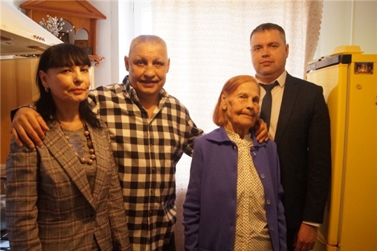 Свой 95-летний юбилей отметила труженик тыла и ветеран труда Ольга Данилова