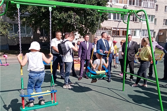 В Ленинском районе состоялась приемка первой комплексной площадки