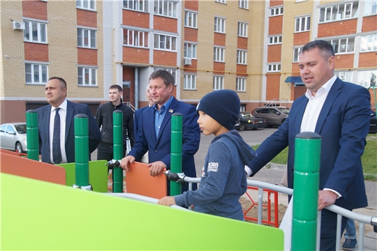 В Ленинском районе состоялась приемка четвертой комплексной площадки