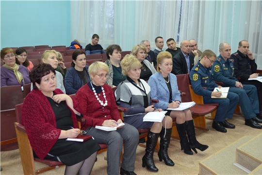 В администрации Мариинско-Посадского района состоялось очередное рабочее совещание