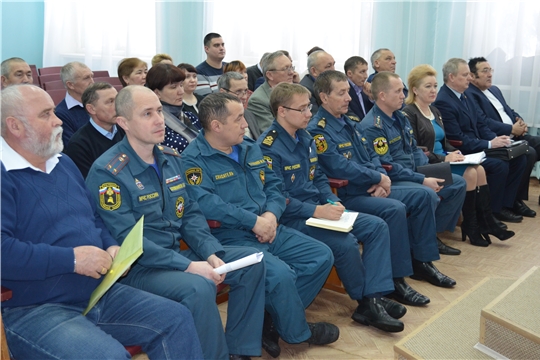 Подведены итоги деятельности системы гражданской обороны Мариинско-Посадского района за 2019 год