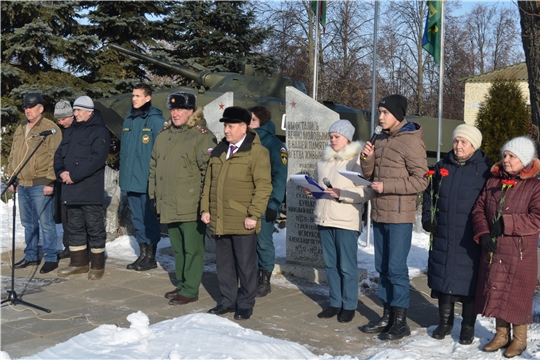 В Мариинско-Посадском районе почтили память воинов-интернационалистов