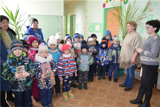 Воспитанники детского сада "Радуга" приняли участие в акции- Международный день дарения книг