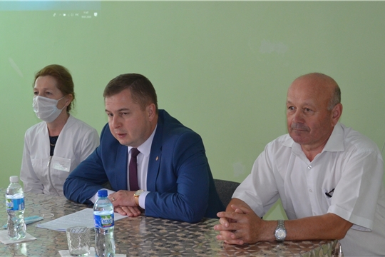 Министр здравоохранения Чувашии Владимир Степанов посетил Мариинско- Посадский район