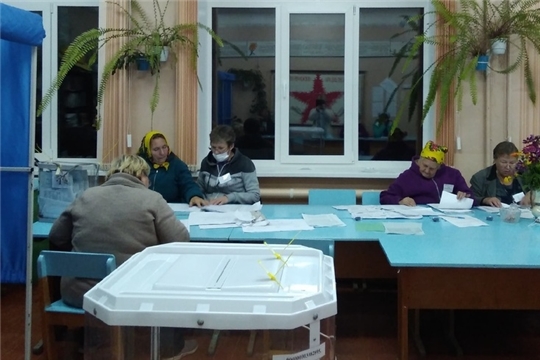 В Мариинско-Посадском районе завершилось голосование и начался подсчет голосов