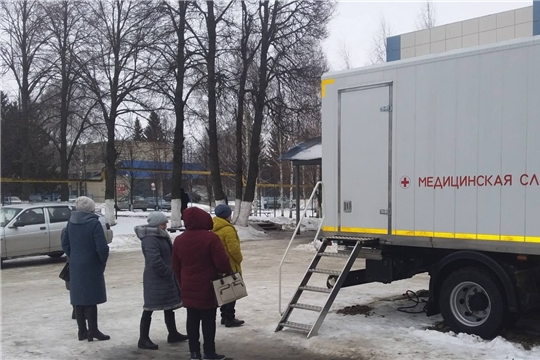 Мобильный маммографический комплекс побывал в Янтиковском районе