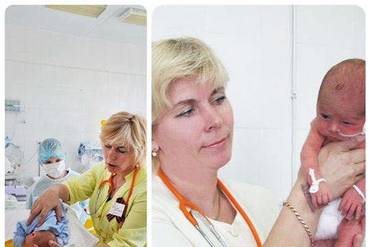 Заведующая отделением перинатального центра ГКБ №1, Заслуженный врач Чувашской Республики Татьяна Полякова отпраздновала 55-летний юбилей
