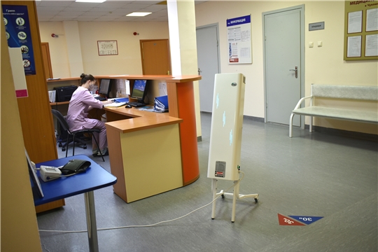 В кардиодиспансер поступили лампы ультрафиолетовые бактерицидные для эффективного очищения и обеззараживания воздуха помещений