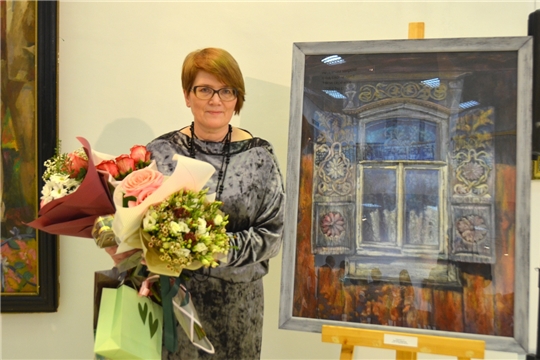 В Чувашском государственном художественном музее открылась выставка графики Натальи Смирновой «Красной нитью»