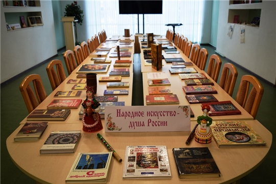 Национальная библиотека приглашает на выставку «Народное искусство – душа России»