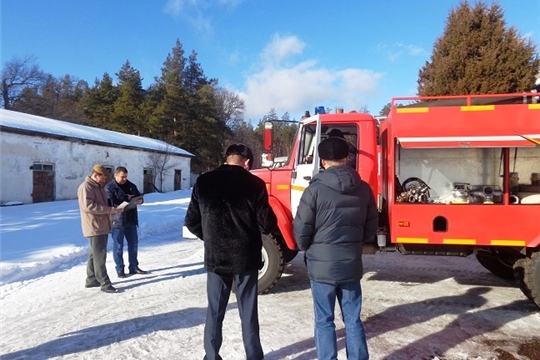 Проведена проверка лесопожарных станций Шемуршинского лесничества