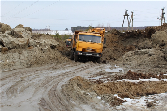 В Вурнарах продолжается строительство коллектора хозяйственно-бытовой канализации