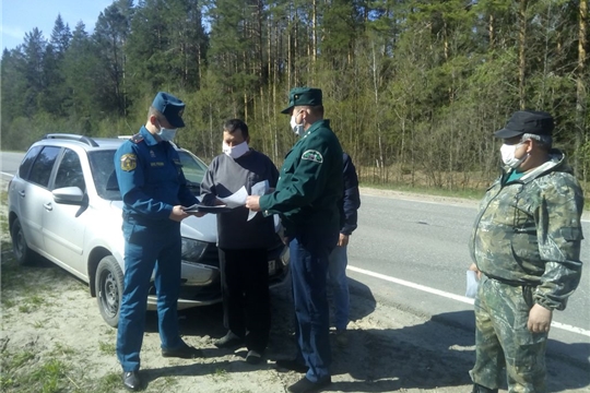 Противопожарные мероприятия в Ибресинском лесничестве