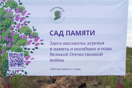 На территории лесного фонда Чебоксарского лесничества появился Сад памяти