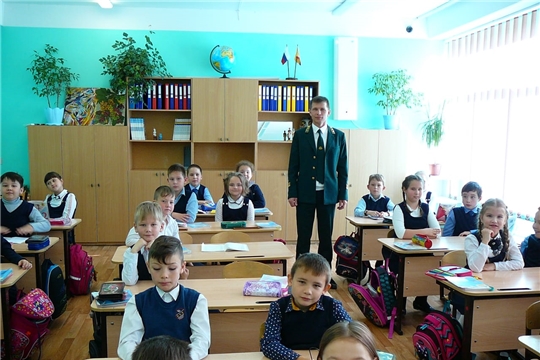 В школе № 48 города Чебоксары прошел классный час в рамках проекта «Профессии от А до Я»