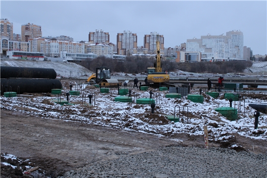 Руководитель Минприроды Чувашии Александр Воробьев ознакомился с ходом работ на объектах нацпроекта