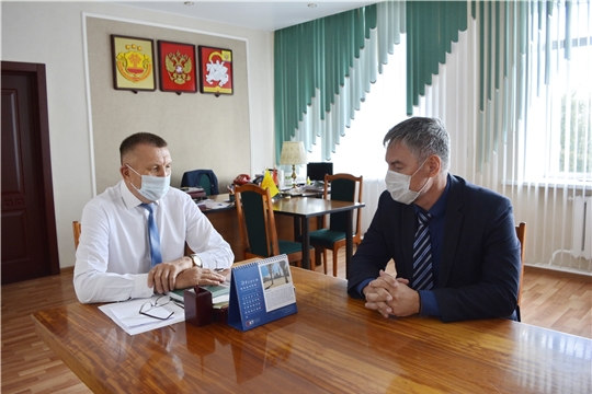 И.о. министра промышленности и энергетики Чувашской Республики Сергей Лекарев посетил Яльчикский район и г.Канаш