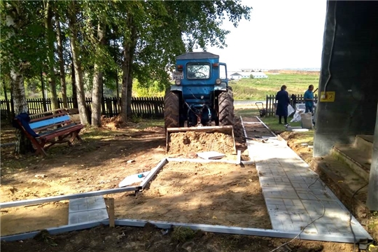 В деревне Малдыкасы Вурнарского района решили благоустроить памятник павшим воинам
