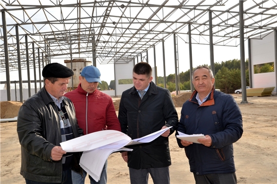 В Батыревском районе строятся новые объекты в сельскохозяйственной отрасли