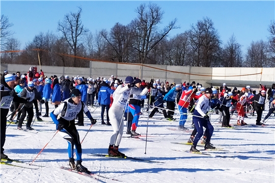 Сотрудники Минтранса Чувашии приняли участие в массовом забеге «Лыжня России – 2020»