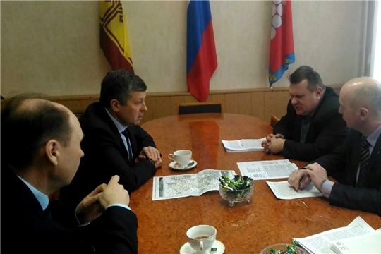 И.о. министра Владимир Осипов с рабочим визитом посетил Ядринский район