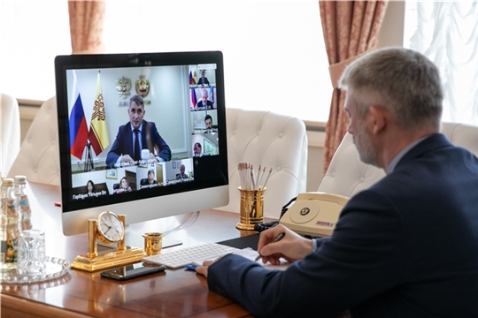 Евгений Дитрих провел рабочую встречу с врио главы Чувашии
