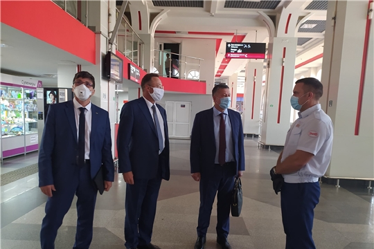 Министр транспорта и дорожного хозяйства Чувашской Республики ознакомился с объектами железнодорожной инфраструктуры столицы Татарстана