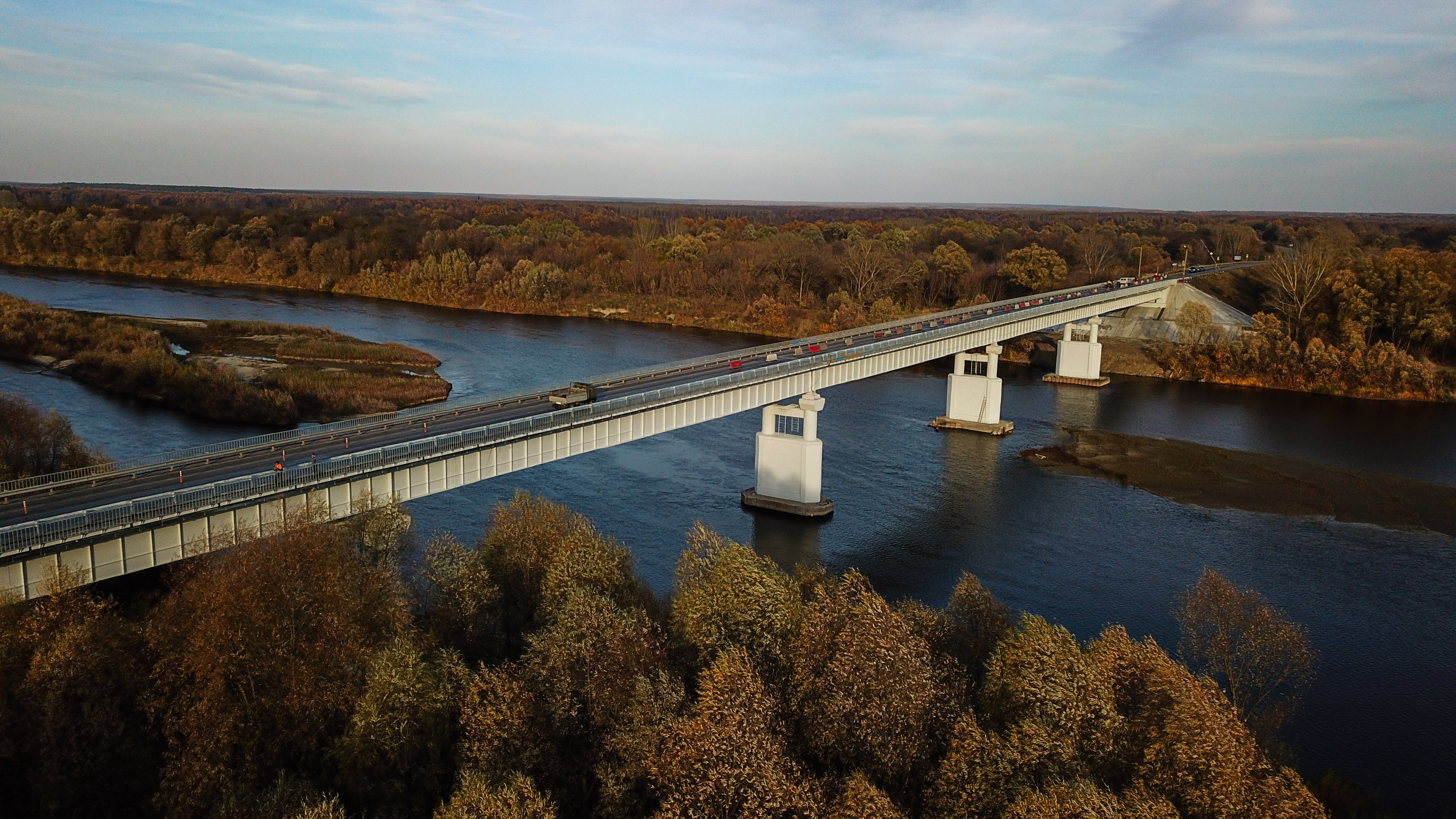 Мост через реку суру Алатырский район Явлеи