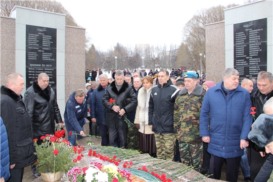 Возложение цветов, посвященное 31-ой годовщине окончания боевых действий в Афганистане