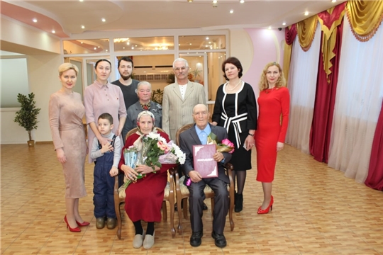 Бриллиантовый юбилей совместной жизни отметили супруги Кирилловы из г.Канаш
