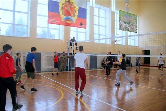 В Моргаушском районе за Кубок Молодежного парламента соревнуются команды юношей школ